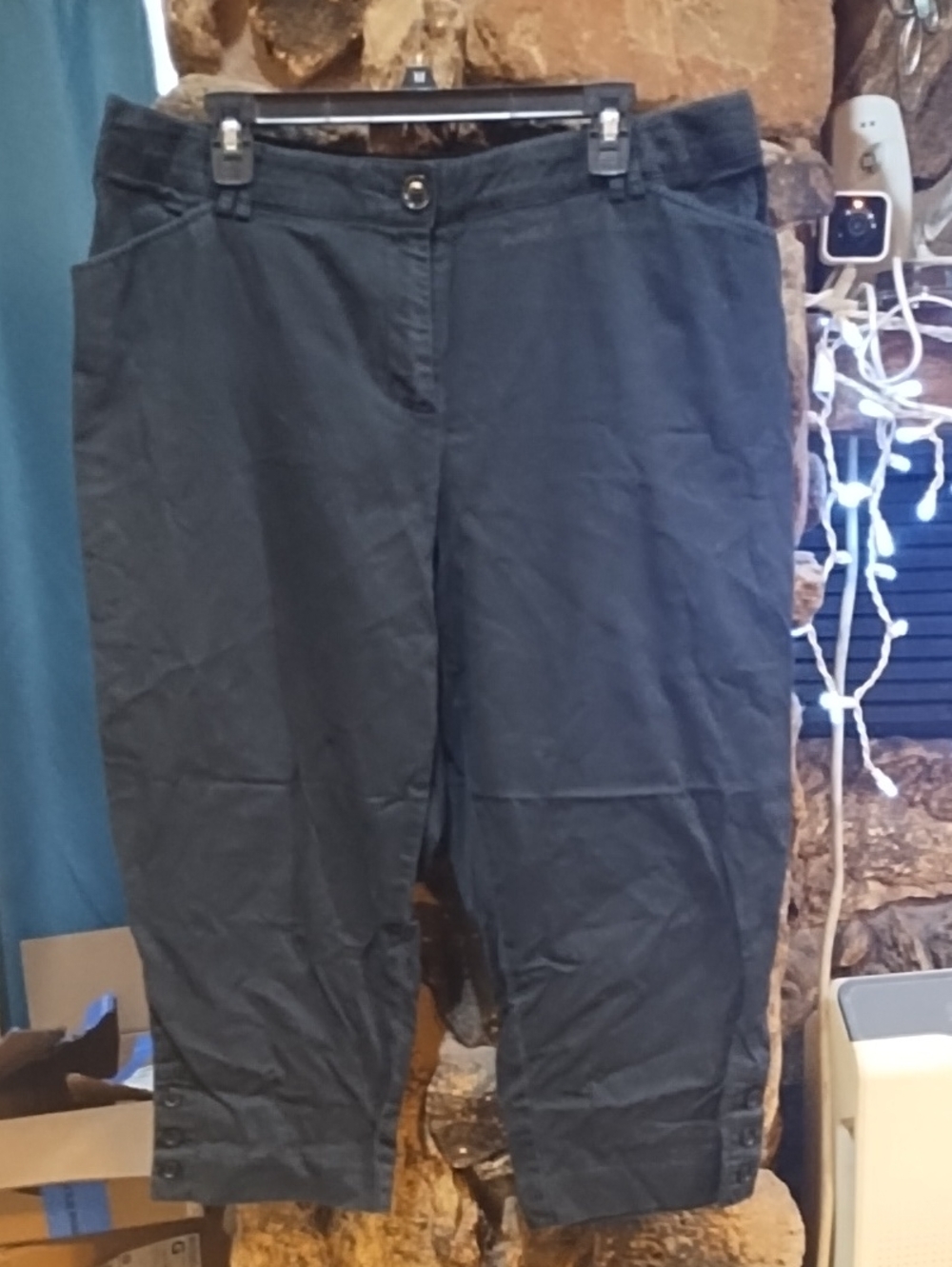 Counterparts Black Capris